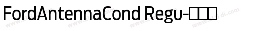 FordAntennaCond Regu字体转换